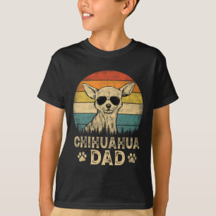 Vintager Chihuahua Vater Hundeliebhaber Vater#39;s T-Shirt