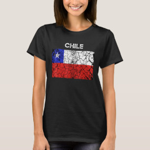 Vintager Chile Flaggenstaat Chilenen Frauen T-Shirt