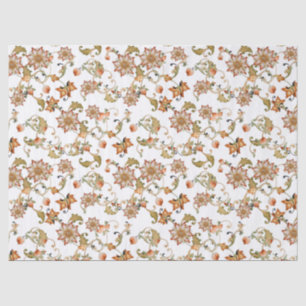 Vintager Chintz-Jacobean Tapeten-Entwurfs-Gewebe Seidenpapier