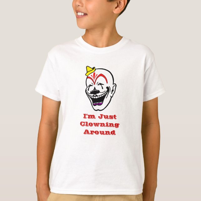Vintager Circus Clown T-Shirt (Vorderseite)