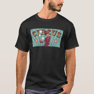 Vintager Circus Stab Abzeichen Juggling Circus dur T-Shirt