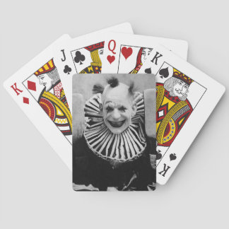 Vintager Clown Spielkarten