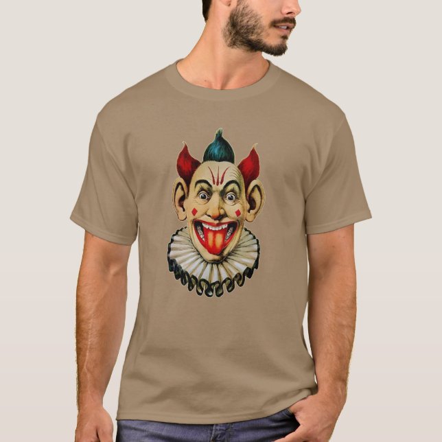 Vintager Clowndruck T-Shirt (Vorderseite)