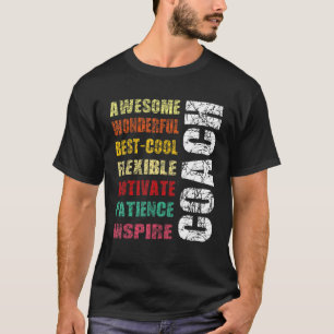 Vintager Coach Old Retro Coach Phantastisch WUNDER T-Shirt