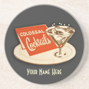 Vintager Cocktail-Untersetzer Getränkeuntersetzer