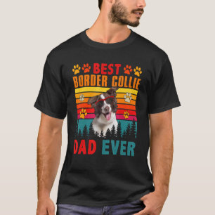 Vintager Collie Vater je Niedlicher Hundeversand T-Shirt