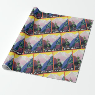 Vintager Colorado Geschenkpapier