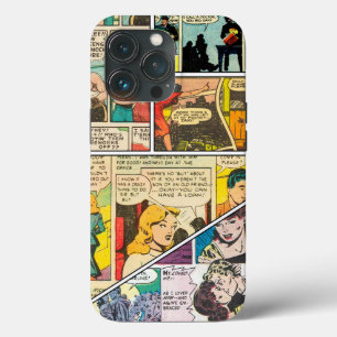 Vintager Comic Layout Boxing Journalist Romance Case-Mate iPhone Hülle