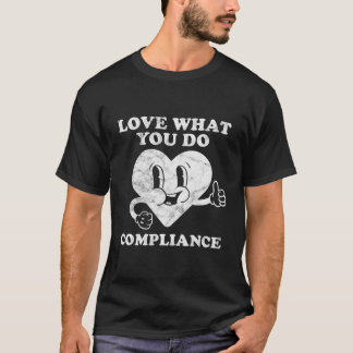 Vintager Compliance-Beauftragter oder behördlicher T-Shirt