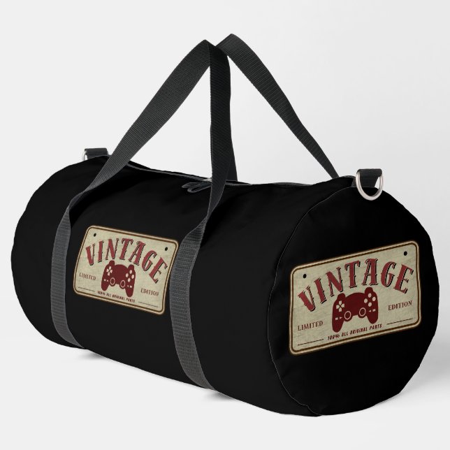 Vintager Controller Limited Edition Originalteile Duffle Bag (Linke Ecke)