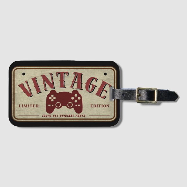 Vintager Controller Limited Edition Originalteile Gepäckanhänger (Vorderseite (Horizontal))