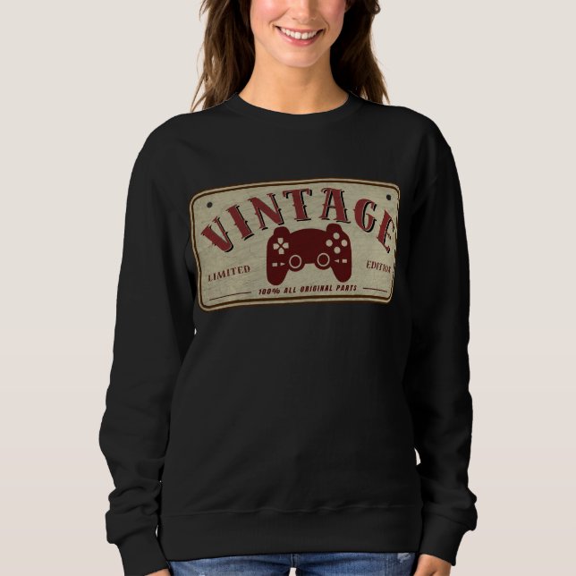 Vintager Controller Limited Edition Originalteile Sweatshirt (Vorderseite)