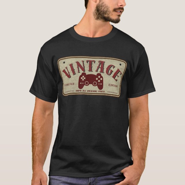 Vintager Controller Limited Edition Originalteile T-Shirt (Vorderseite)