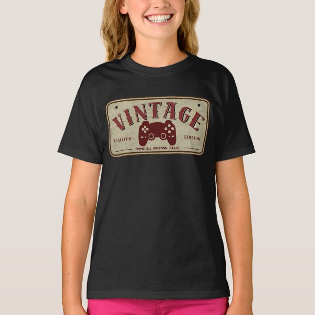 Vintager Controller Limited Edition Originalteile T-Shirt (Vorderseite)