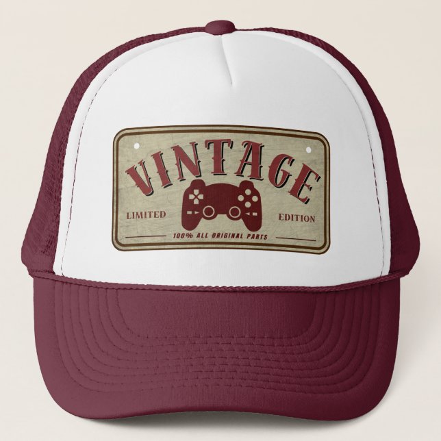 Vintager Controller Limited Edition Originalteile Truckerkappe (Vorderseite)