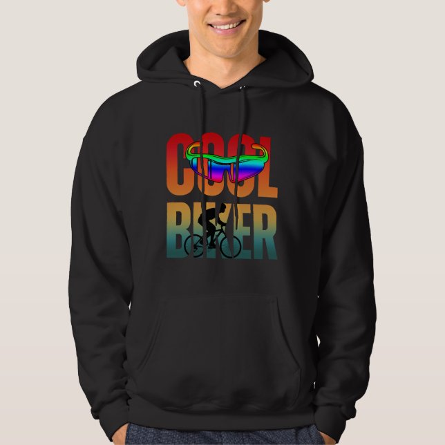 Vintager Cooler Biker Hoodie (Vorderseite)