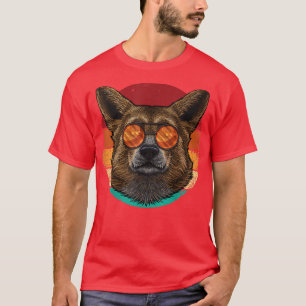 Vintager Corgi Dog Pet Puppy Retro Achtzigartige A T-Shirt