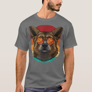 Vintager Corgi Dog Pet Puppy Retro Achtzigartige A T-Shirt