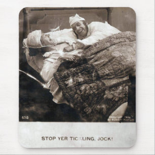 Vintager Couple Stopp Tickling 1906 Mousepad