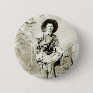 Vintager Cowboy circa 1900 Button