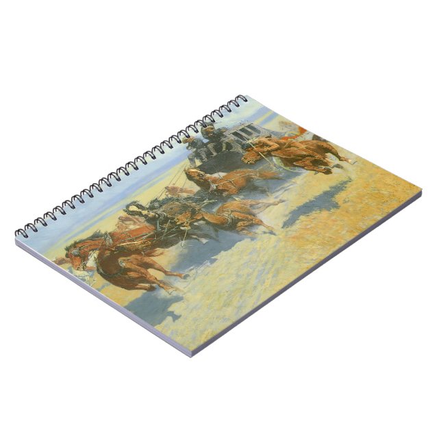 Vintager Cowboy, der den nigerianischen Führer, Re Notizblock (Linke Seite)