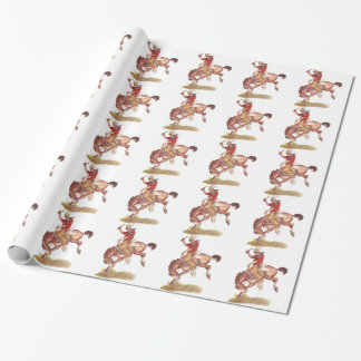 Vintager Cowboy Geschenkpapier