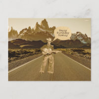 Vintager Cowboy zum Geburtstag