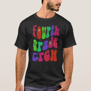 Vintager Crew Lehrer der vierten Klasse T-Shirt