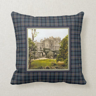 Vintager Culzean Schloss-Clan-KennedyTartan Kissen