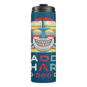 Vintager Daddy Shark "Doo Doo Doo Doo" Thermosbecher