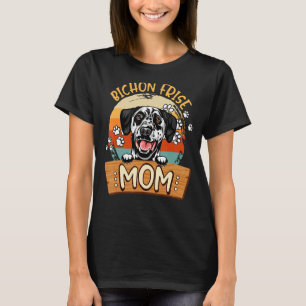 Vintager Dalmatiner Mama Dalmatiner Hund Lover T-Shirt