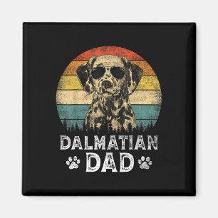Vintager Dalmatiner Vater Hunde Liebhaber Vater &# Magnet