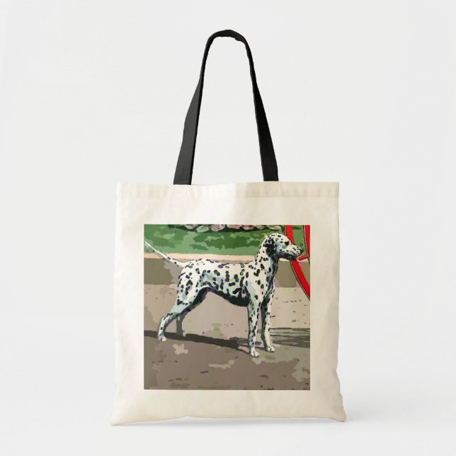 Vintager, dalmatinischer Totensack Tragetasche (Vorne)