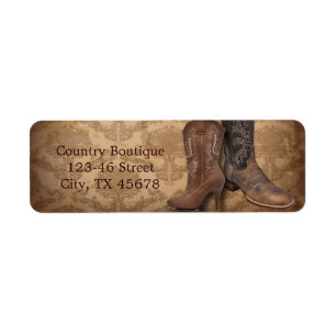 Vintager Damast Western Cowboy