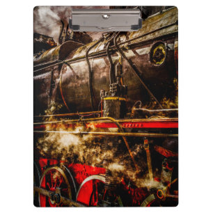 Vintager Dampfzug - In-Steam Klemmbrett