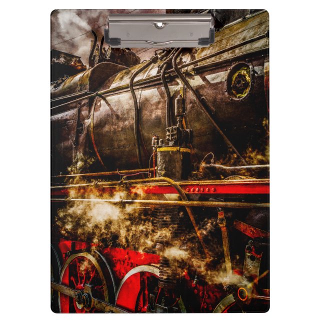 Vintager Dampfzug - In-Steam Klemmbrett (Vorderseite)