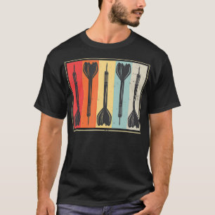 Vintager Dart-Dart-Player-Grafik T-Shirt