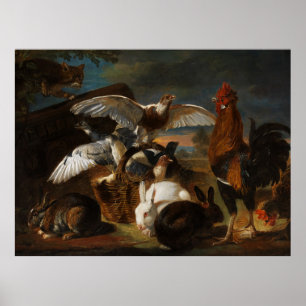 Vintager David de Coninck-Vorwurf von Vigilance Poster