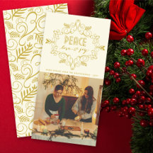 Vintager Deko Foliage Frame Liebe Freude Foto