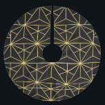 Vintager Deko geometrischer Kunst der 20er Jahre Polyester Weihnachtsbaumdecke<br><div class="desc">Mit diesem Vintagen Deko aus den 20er Jahren inspirierter geometrischer Weihnachtsbaumrock. Vollständig anpassbar,  wenn Sie die Farbe des Hintergrunds oder des Musters ändern möchten.</div>