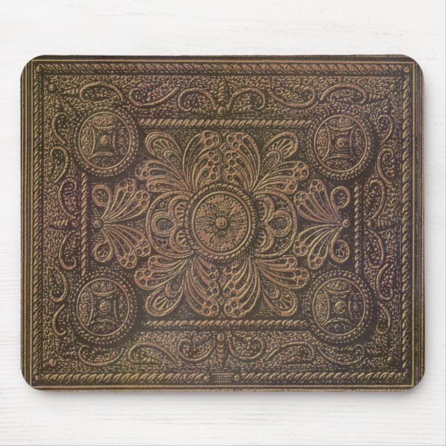 Vintager dekorativer Entwurf Mousepad (Vorne)