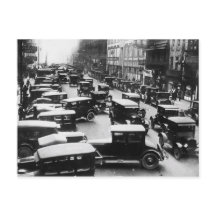 Vintager Detroit-Verkehr