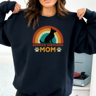 Vintager deutscher Schäferhund Mama Sunset Sweatsh Sweatshirt