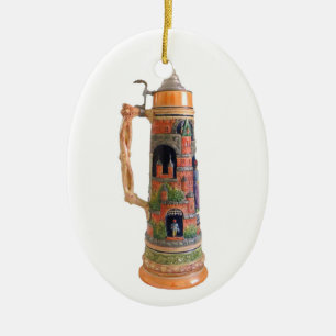 Vintager Deutscher Stein Keramikornament