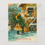 Vintager deutscher Weihnachtsmann in Gelb Feiertagspostkarte<br><div class="desc">Schöne Viktorianische Weihnachtskarten! Suchen Sie nach der passenden Porto! Alle Bilder liebevoll restauriert für beste Druckqualität! Einfach zu anpassen!</div>