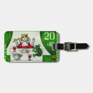 Vintager Deutschland-Deutscher Gepäckanhänger