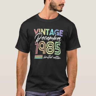 Vintager Dezember 1985 36. Geburtstagsfrauen T-Shirt