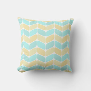 Vintager Diagonal-Rechtecke Sandy Beach Kissen