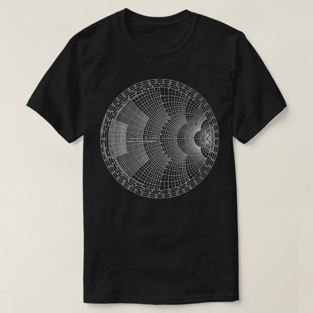 Vintager Diagramm Elektromagnetischer Wave Reflect T-Shirt (Design vorne)
