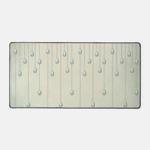 Vintager Diamant aquamariner Kristall viktorianisc Schreibtischunterlage